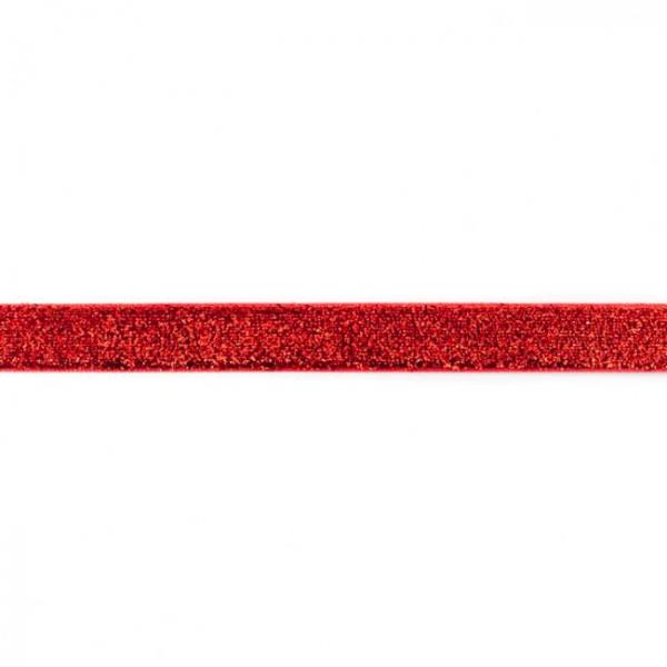 Glitzerband 15mm Breit Rot